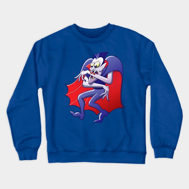 Count Dracula is desperately hungry Crewneck Sweatshirt by zooco